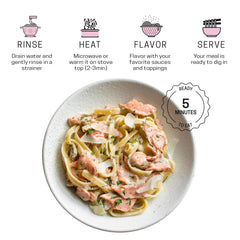 Well Lean drained noodles in colander ready to toss with sauce