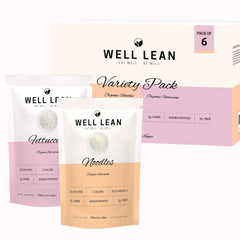 Well Lean front pack showing organic label and variety benefits