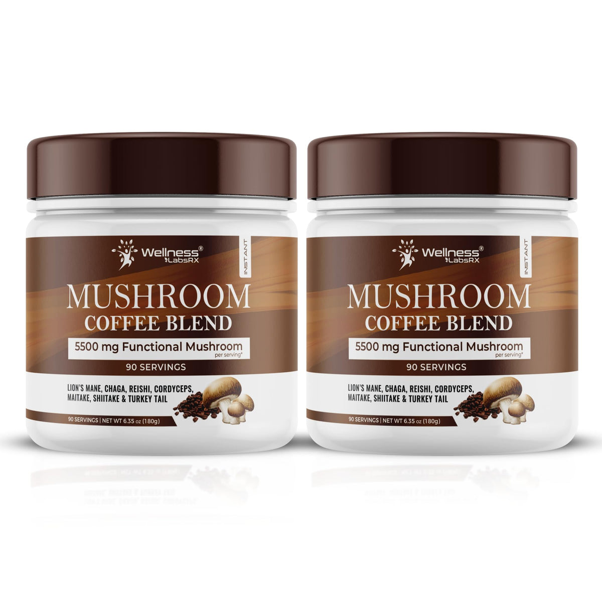 WELLNESS LABSRX front tub showing product packaging and serving information