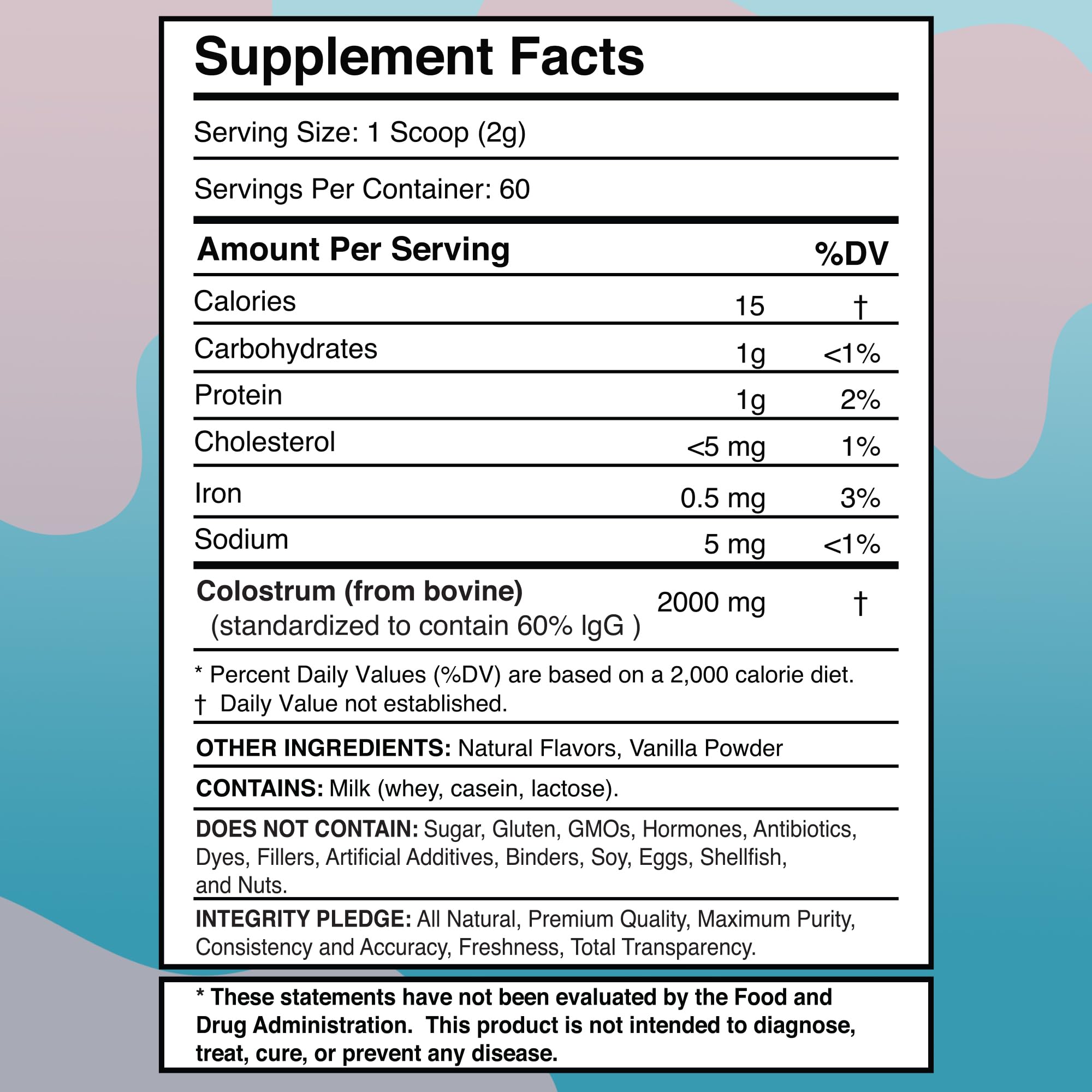 WELLNESS LABSRX open jar with scoop revealing powder for easy mixing