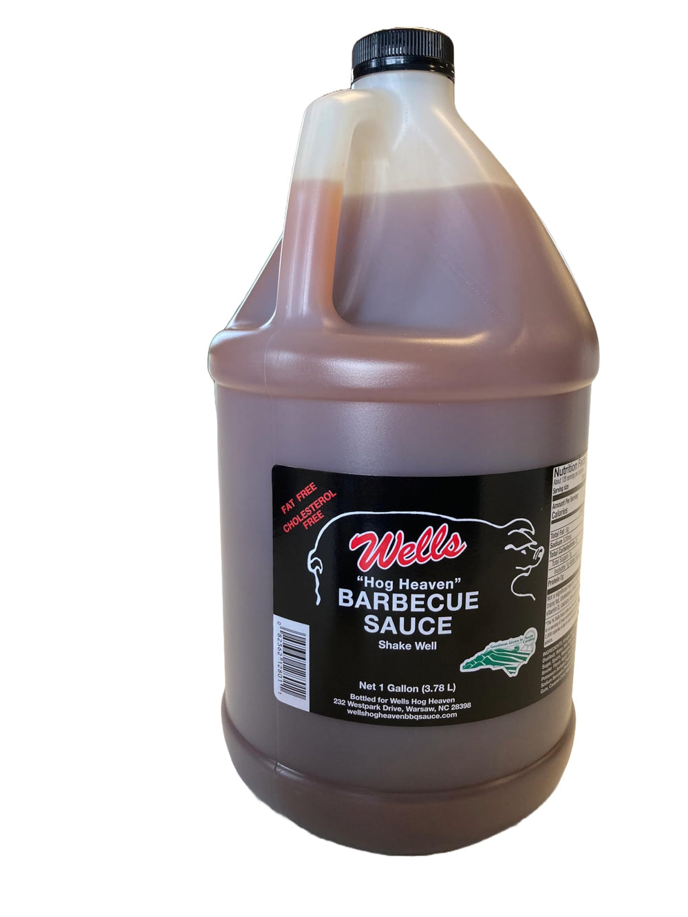 Wells Hog Heaven front packaging shows gallon jug and brand for large-quantity convenience