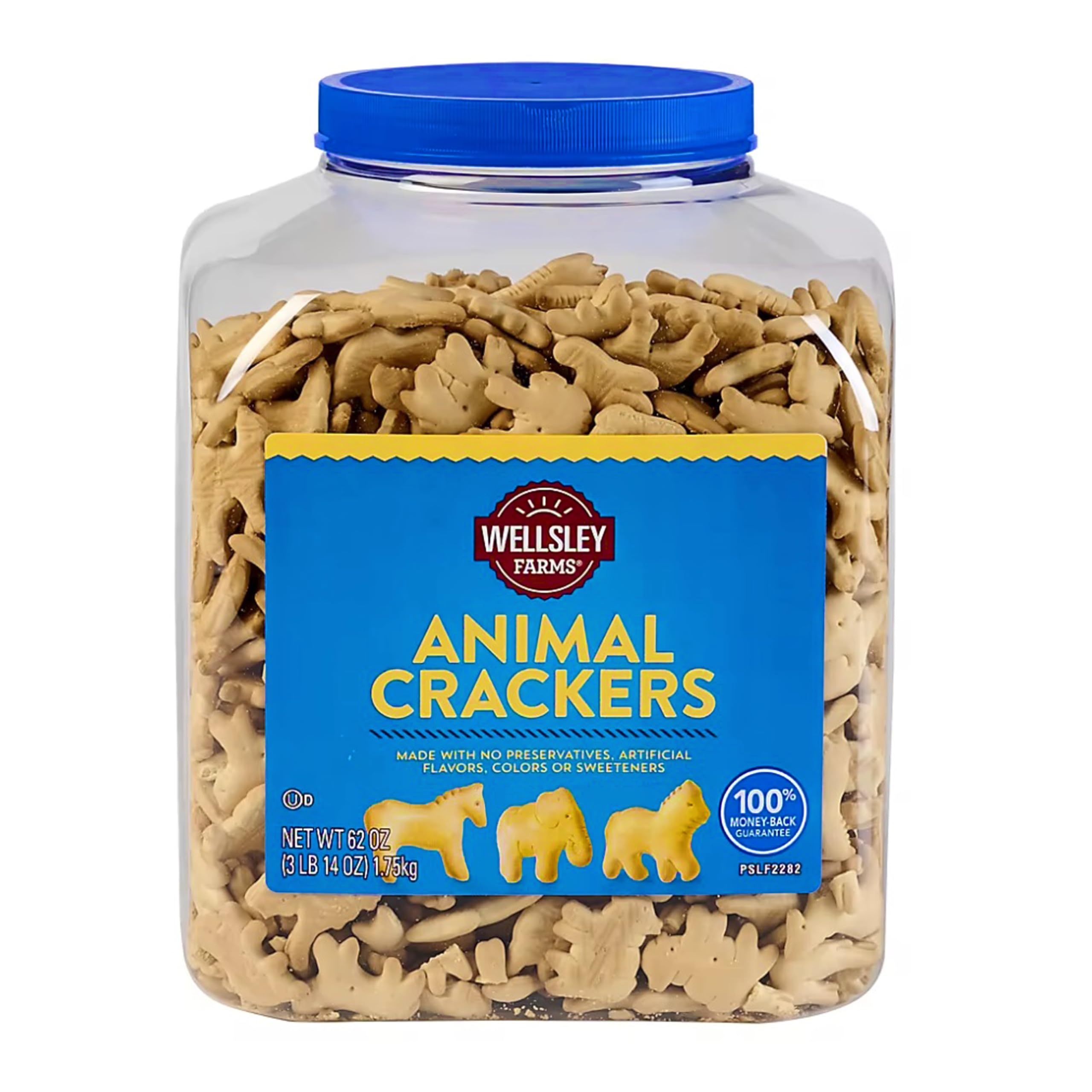 Wellsley Farms front packaging showing resealable tub and family-size convenience