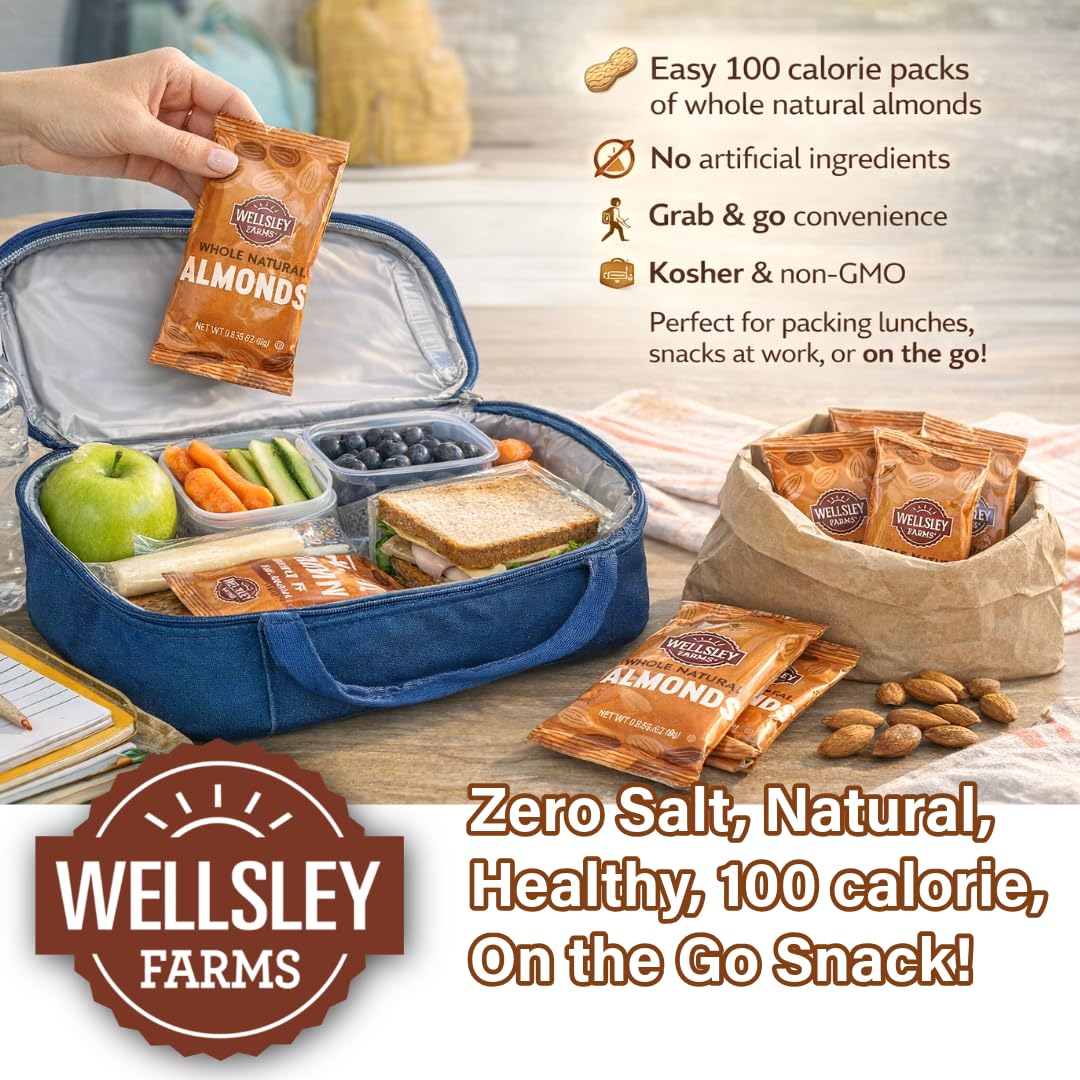 Wellsley Farms pack inside a lunchbox showing portable convenience