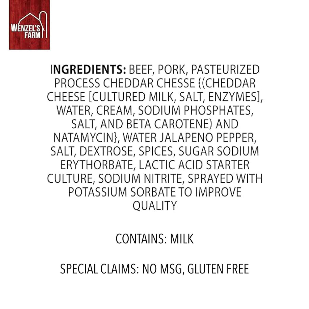 Wenzel's Farm snack stick in hand outdoors illustrating portable high-protein snack