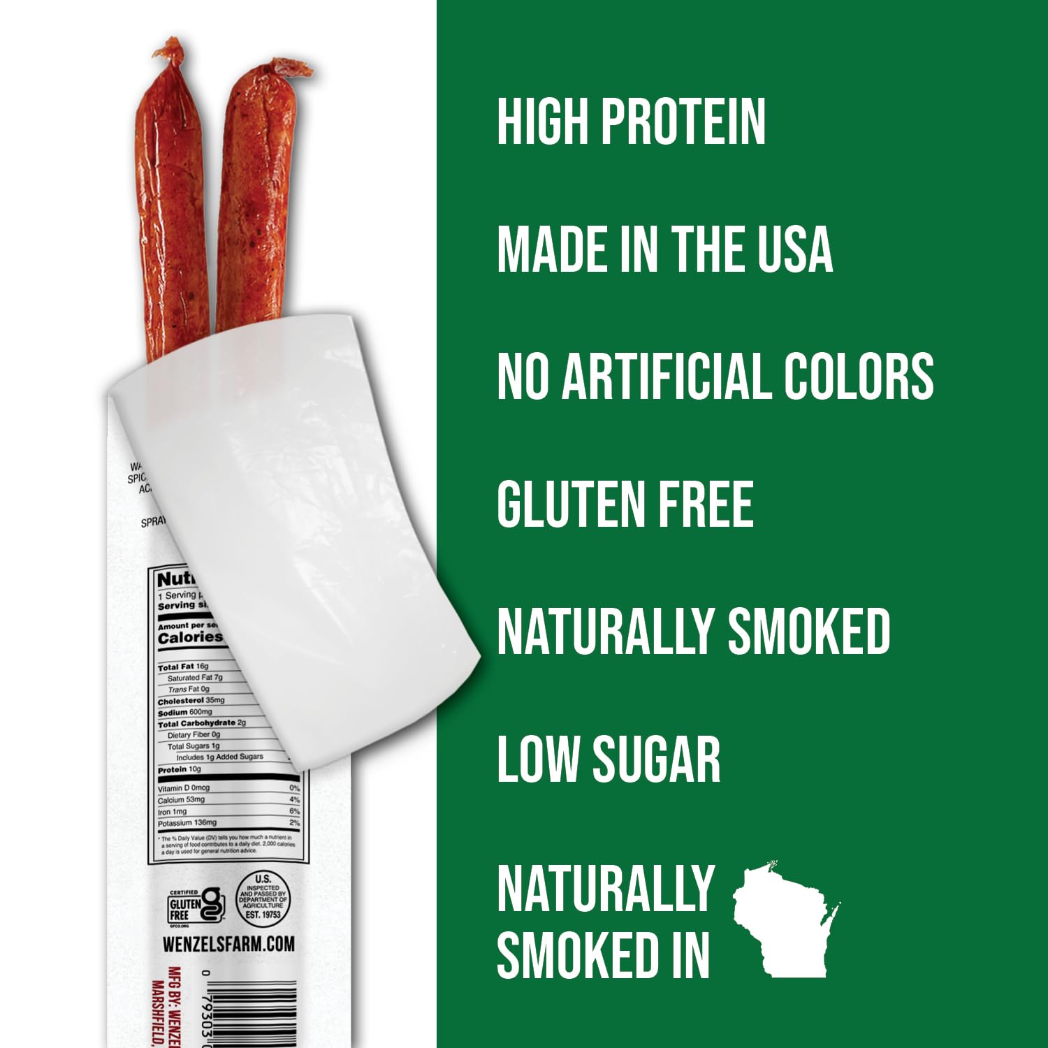 Wenzel's Farm snack on a hike demonstrating portable high-protein energy