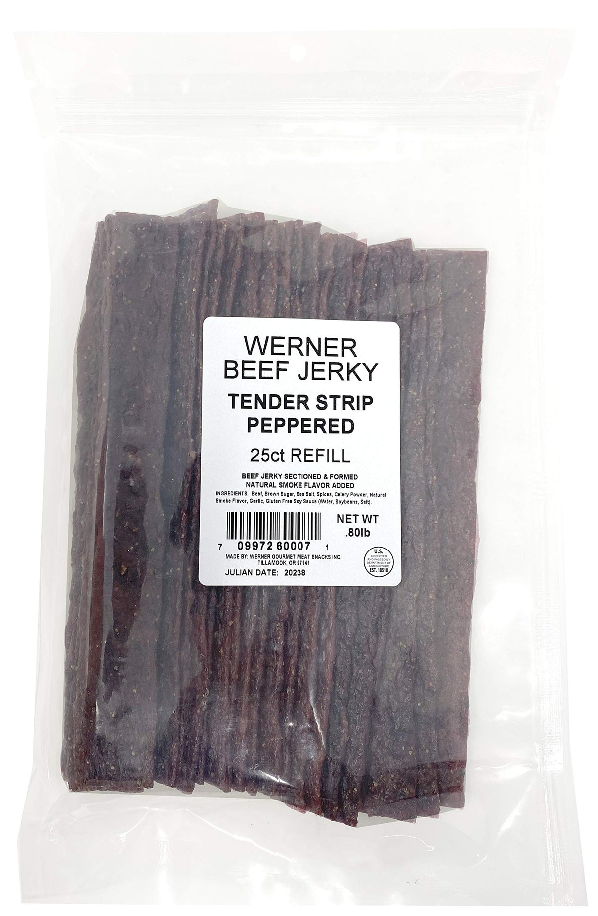 Werner front packaging showing pack of 25 strips and clear branding for easy identification and trust