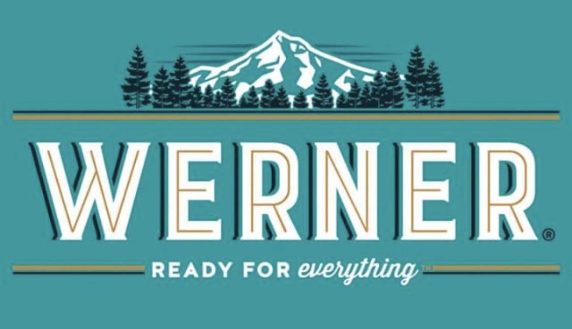 Werner individually wrapped strip held in hand demonstrating convenient portable snack for travel