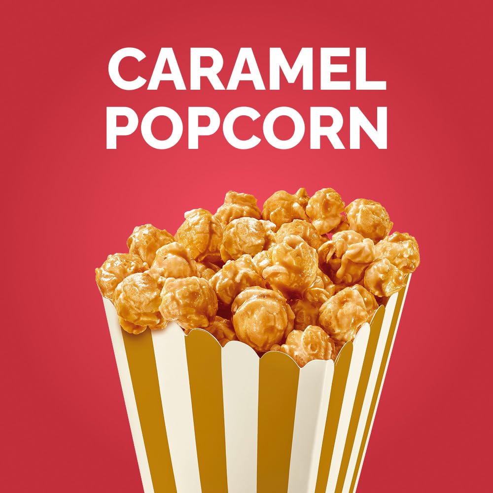Bowl of Werther's Original caramel popcorn in a living room setting for easy entertaining and sharing