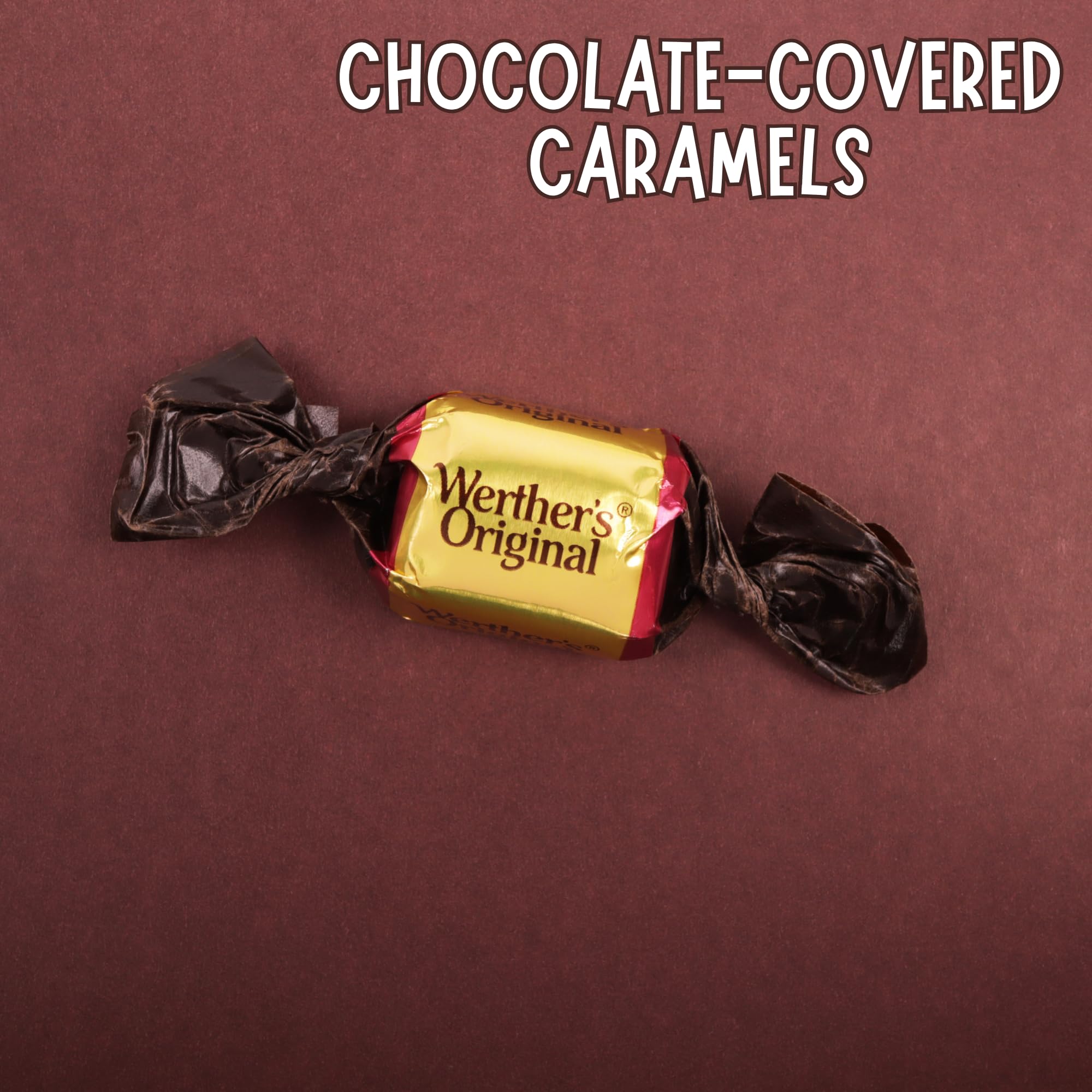 Werther’s Original single wrapped candy highlighting convenient portioning