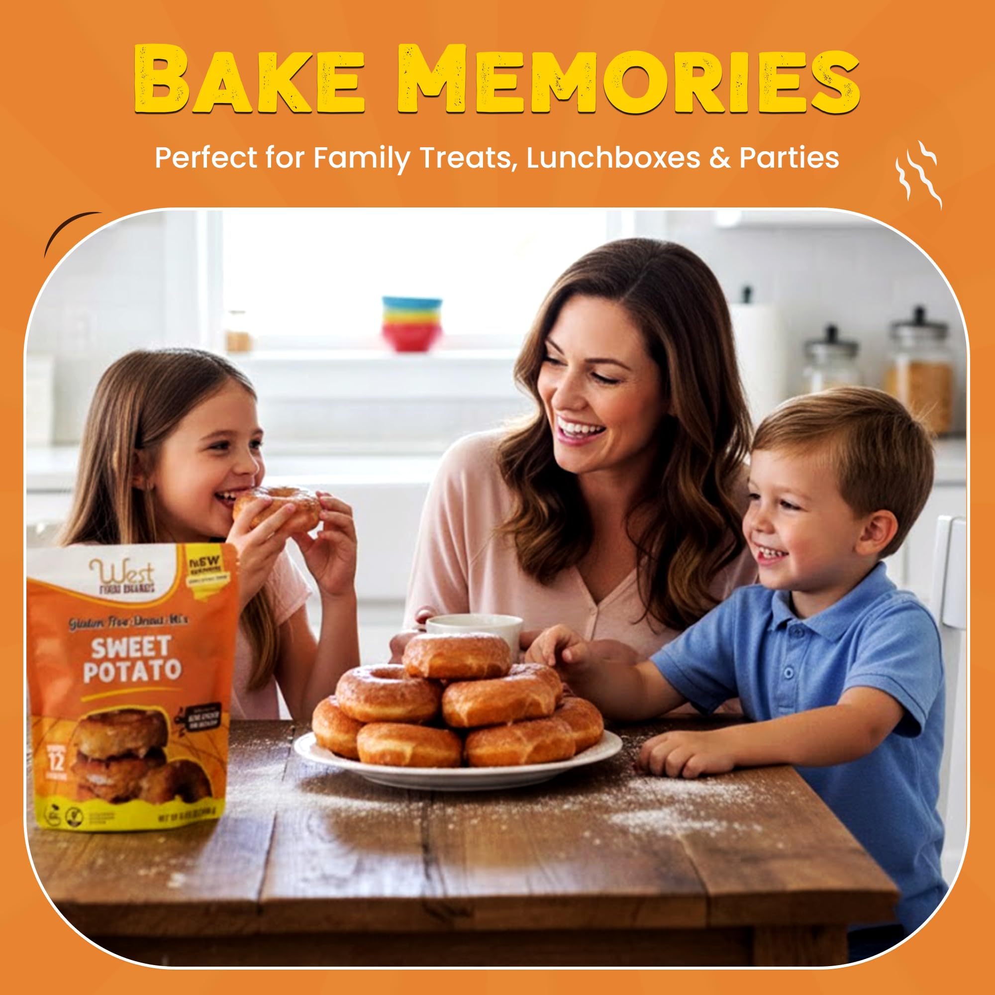 West Food Brands ingredient bowl with sweet potato flour for wholesome flavor