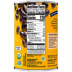 Westbrae Natural black beans tossed in salad showing ready-to-eat use