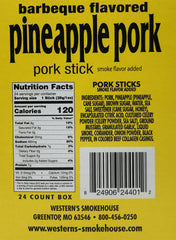 Western's Smokehouse individually wrapped sticks in hand showing easy portability