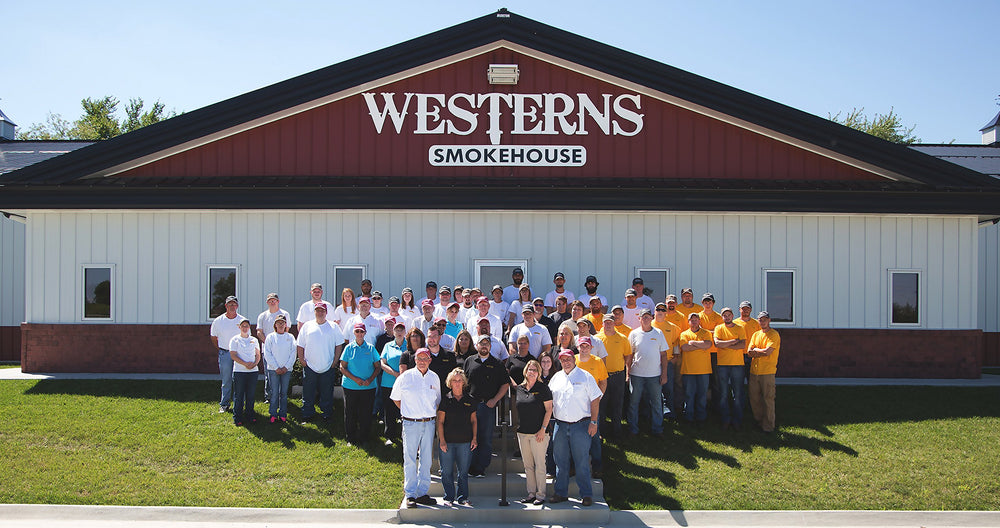 Western's Smokehouse meat sticks on a trail pack showing grab-and-go protein benefit