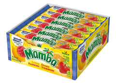 Westwood Products Mamba Fruit Chews front packaging showing 24-pack for easy stocking