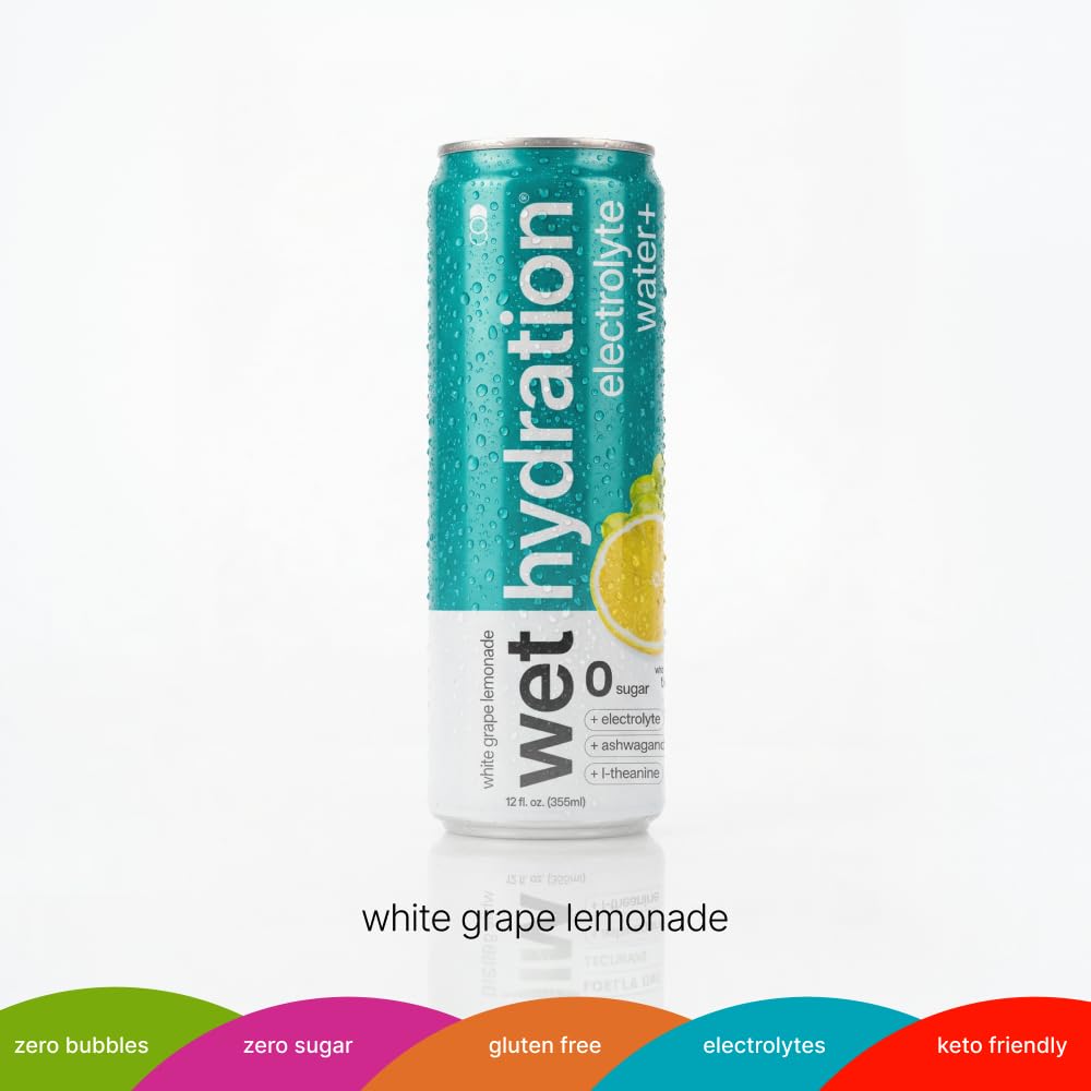 WET HYDRATION close-up can top showing texture and easy-open tab for convenience