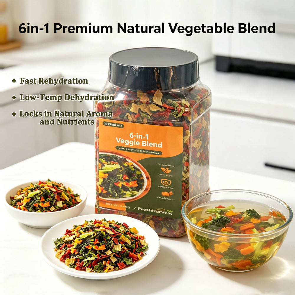WGENGWU close-up dried vegetable texture preserving flavor