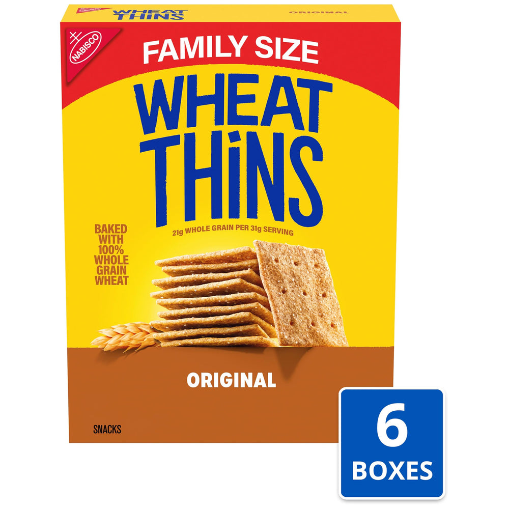 Wheat Thins crisp texture detail highlighting whole grain wheat and baked finish