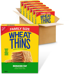 Wheat Thins front box showing product and family-size value