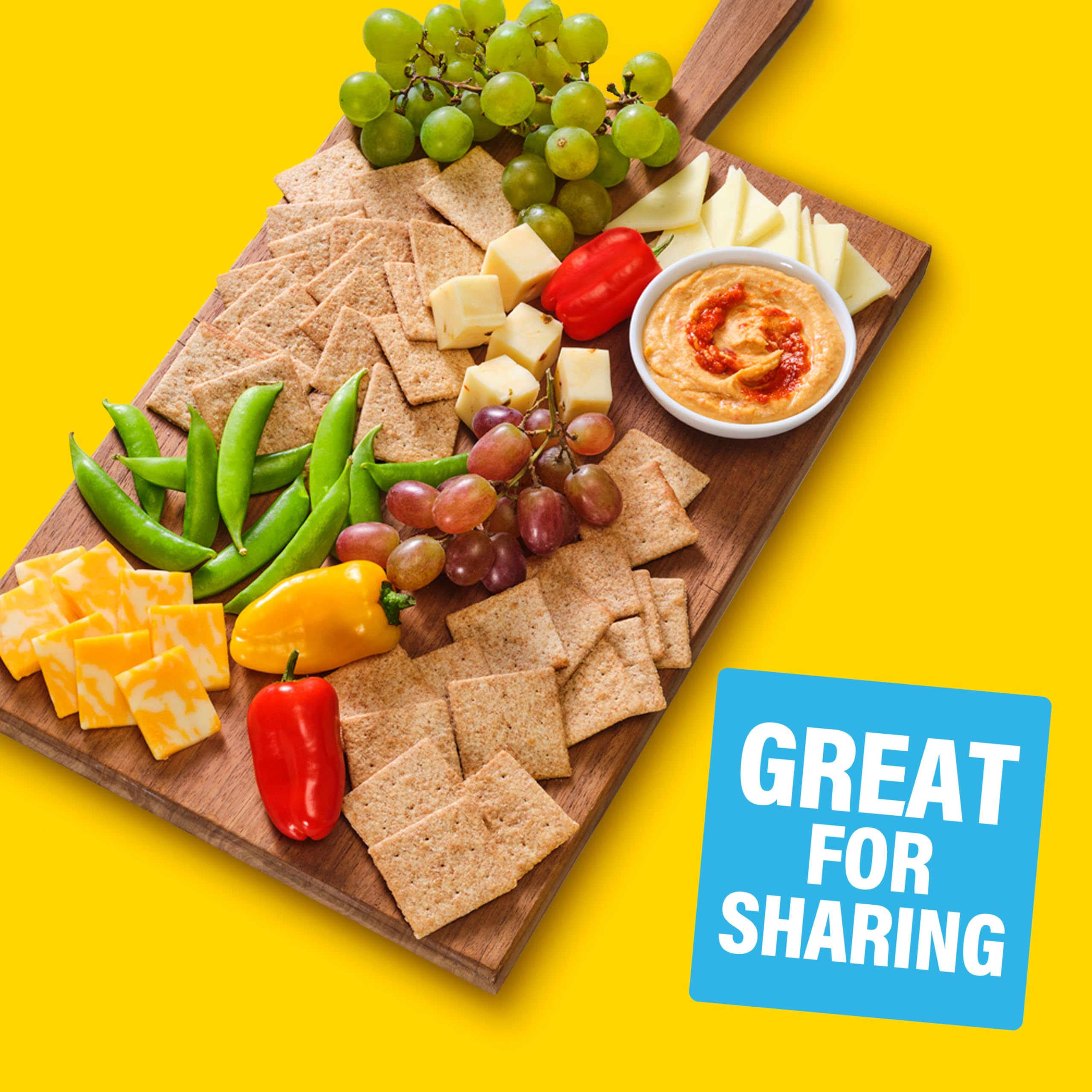 WHEAT THINS nutrition label close-up highlighting whole grain content