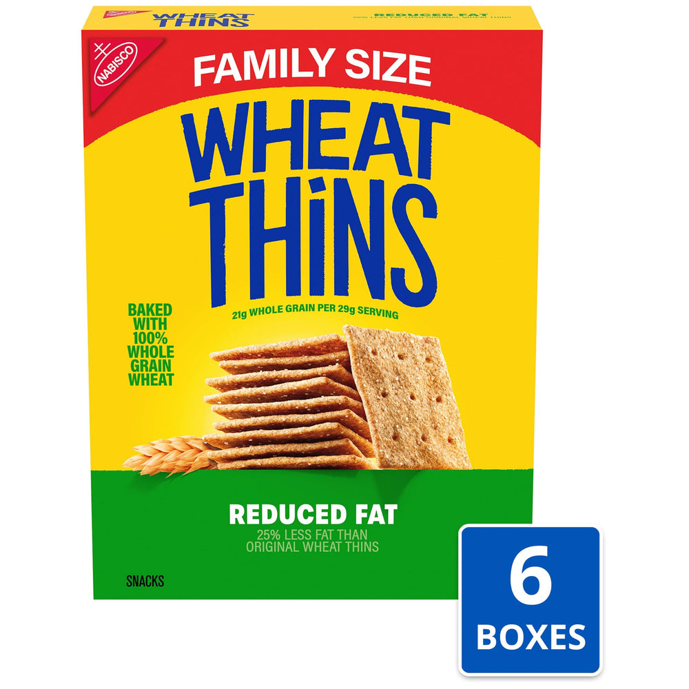 Wheat Thins cracker surface detail showing whole grain texture