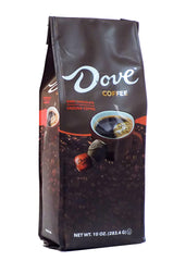 White Coffee front packaging showing Dove dark chocolate flavor and ready-to-brew benefit