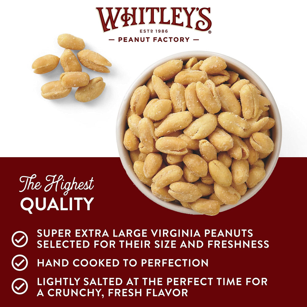 Whitley's hand salting process showing artisan seasoning benefit