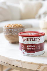 Whitley's open tin showing vacuum seal and preserved freshness benefit