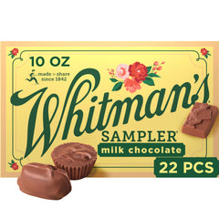 Whitman's gift box front view showing brand and ready-to-gift presentation