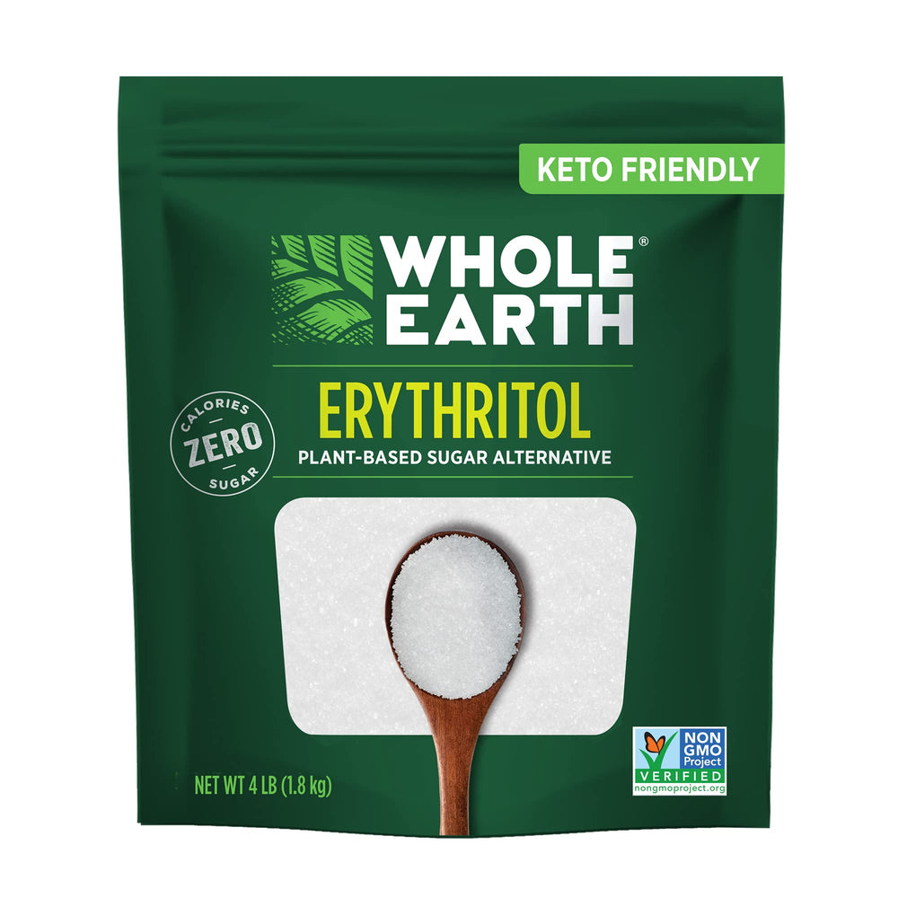 Whole Earth front pouch view showing brand and net weight benefit: bulk supply