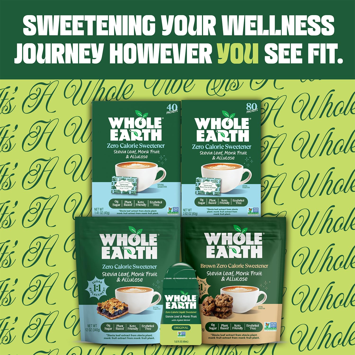 Whole Earth travel bottle peeking from a purse showing portability benefit