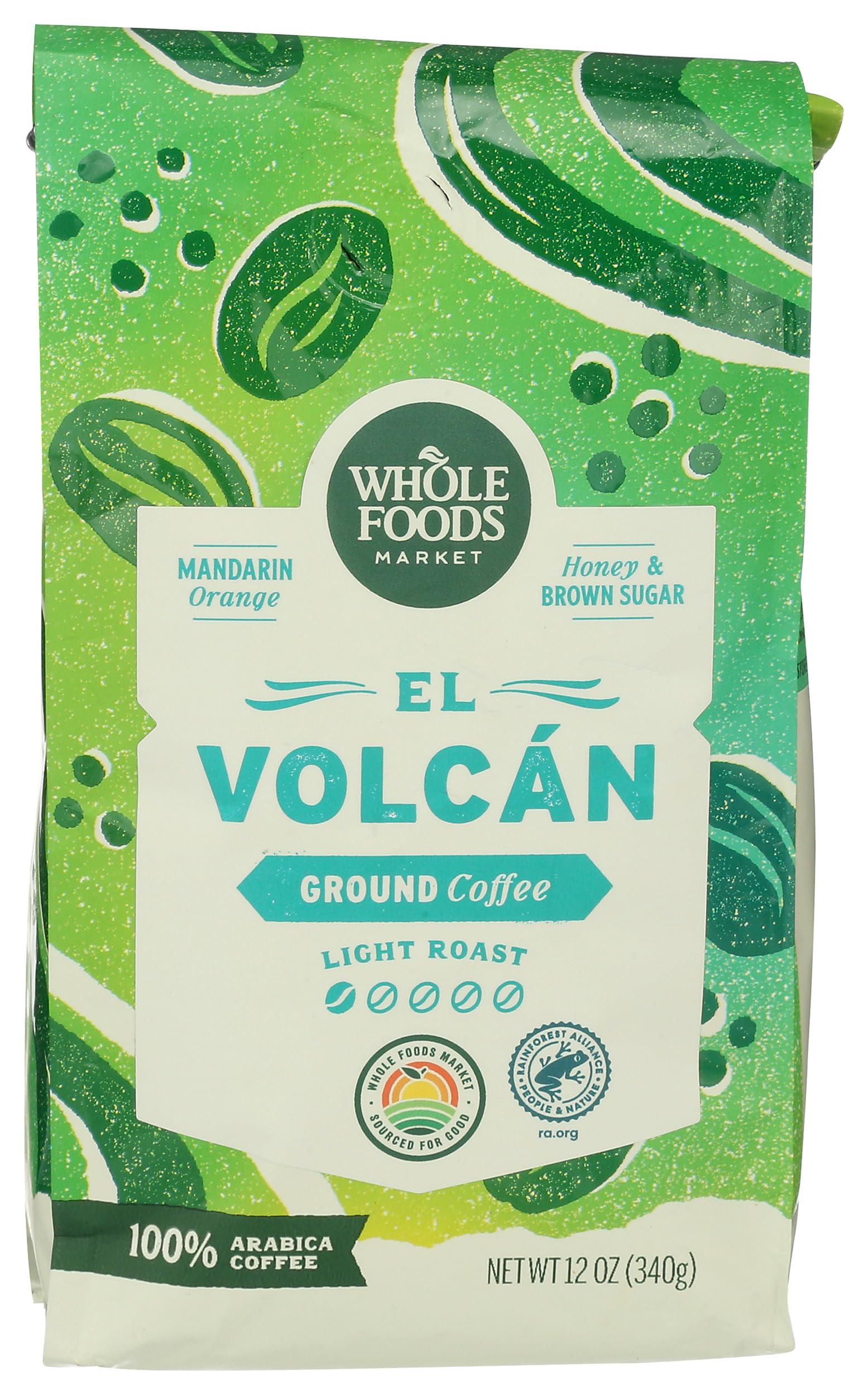 Whole Foods Market front packaging showing blend name and benefits