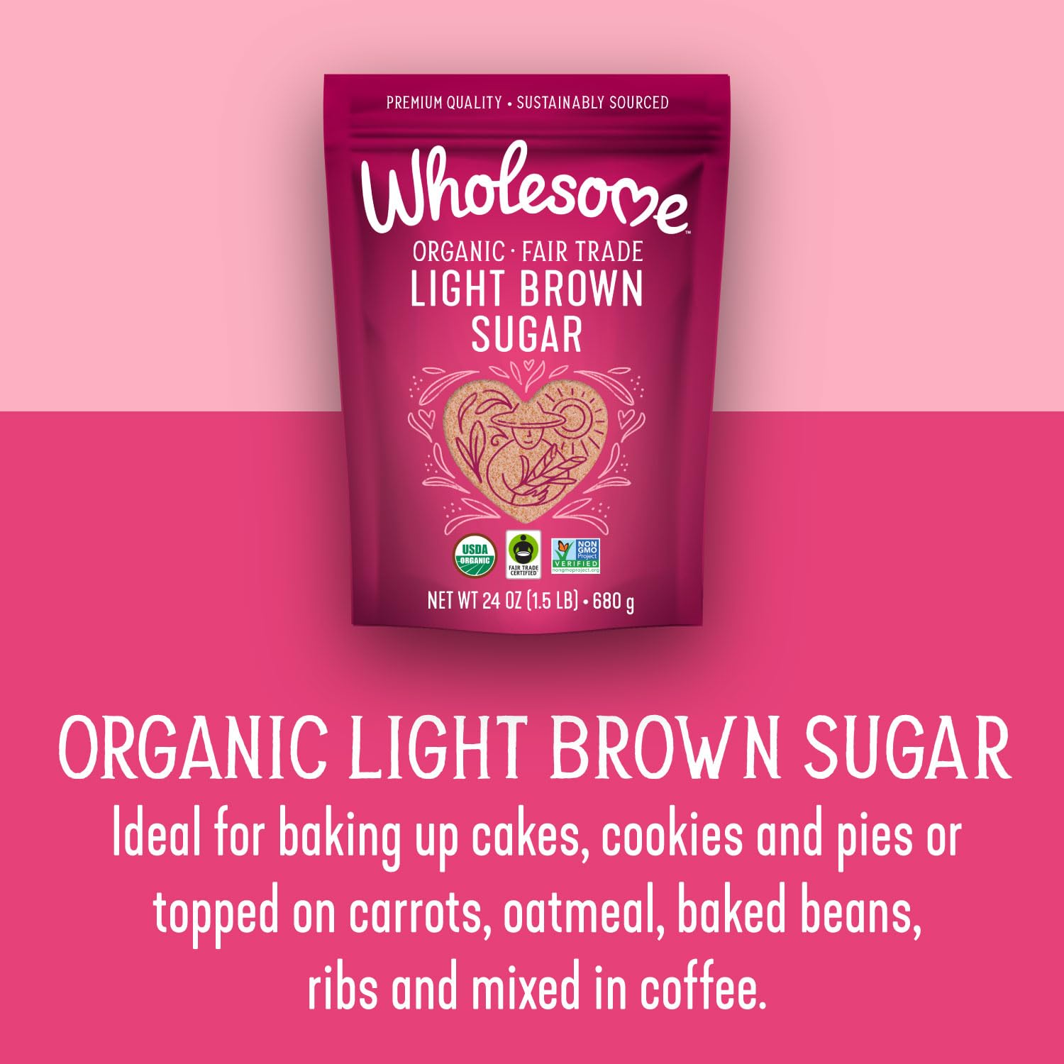 Wholesome brown sugar used in baking cookies for tender moist texture