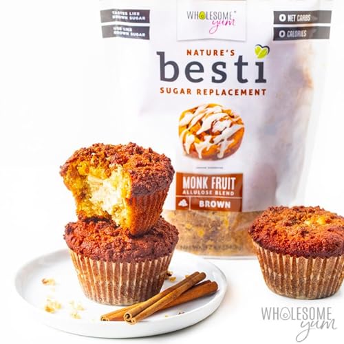 Wholesome Yum Besti Brown label close-up showing ingredient transparency and natural claim