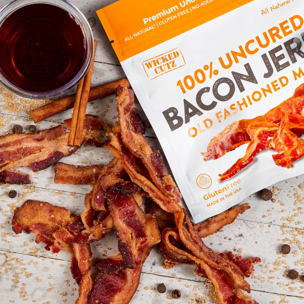 Wicked Cutz jerky displayed in kitchen setting for everyday enjoyment