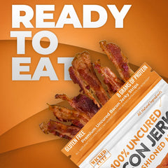 Wicked Cutz open bag with jerky pieces visible for convenient snacking
