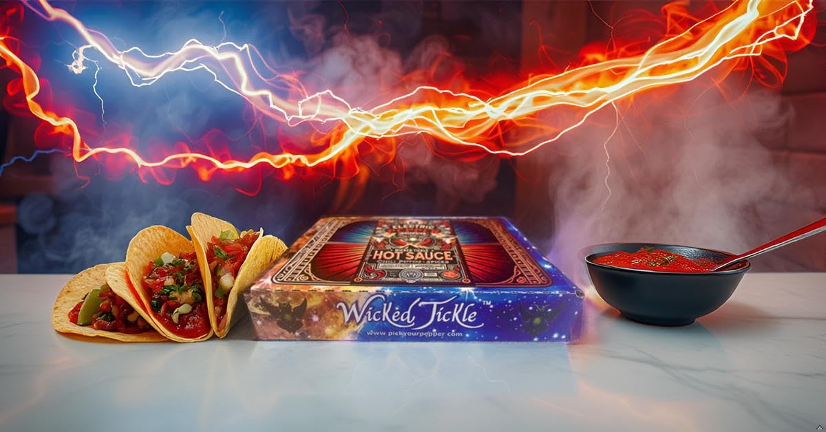 Wicked Reaper powder sprinkled on food showcasing intense heat boost for dishes