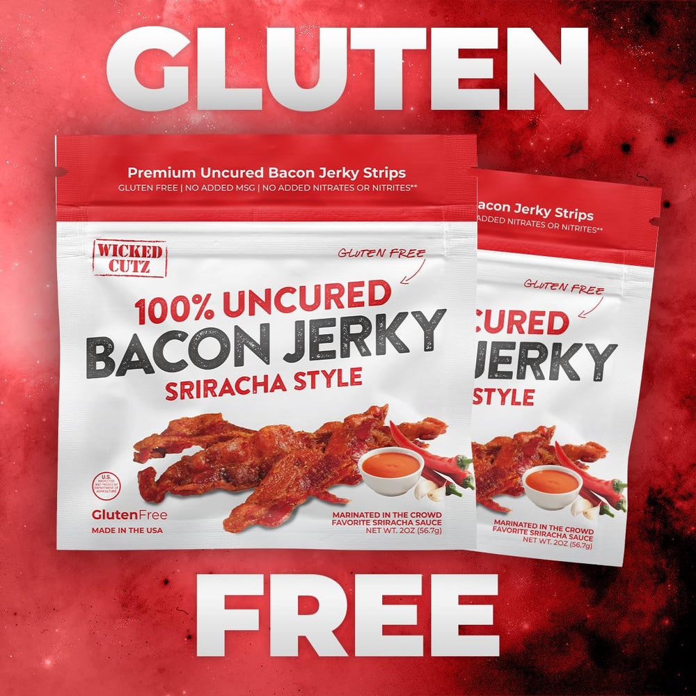 Wicked Cutz bacon served with cheese and nuts showing pairing ideas