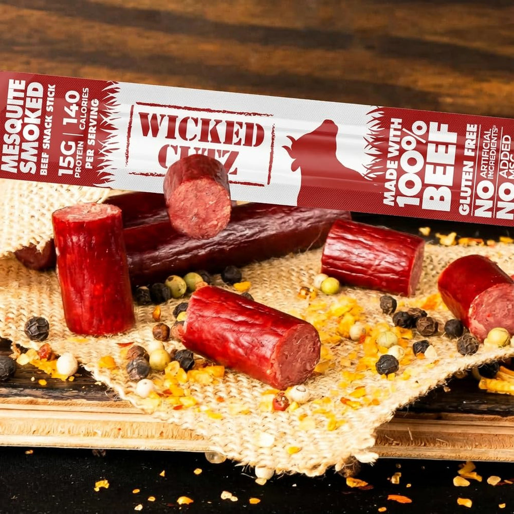 Wicked Cutz ingredient label emphasizing made in USA and no nitrates benefit