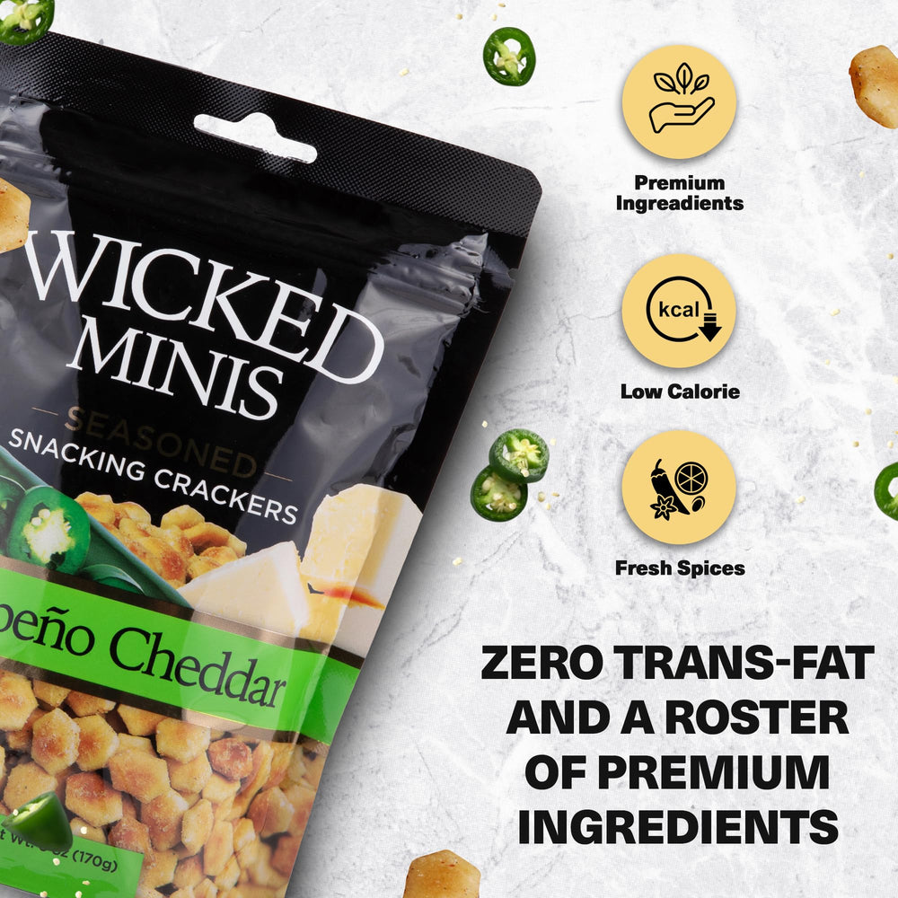 Wicked Mix minis sprinkled on soup adding crunchy texture to bowl