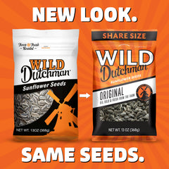 Wild Dutchman open resealable bag demonstrating one-handed pour and freshness seal