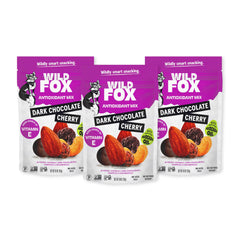 Wild Fox front packaging showing three 10oz bags and brand benefit