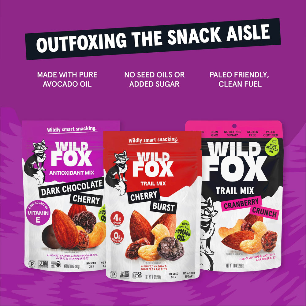 Wild Fox trail mix served in bowl for sharing and healthy snacking