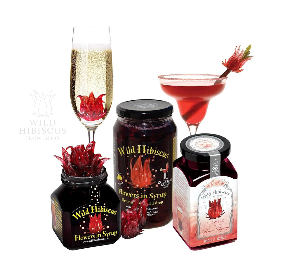 Wild Hibiscus flower opening in champagne for elegant visual effect