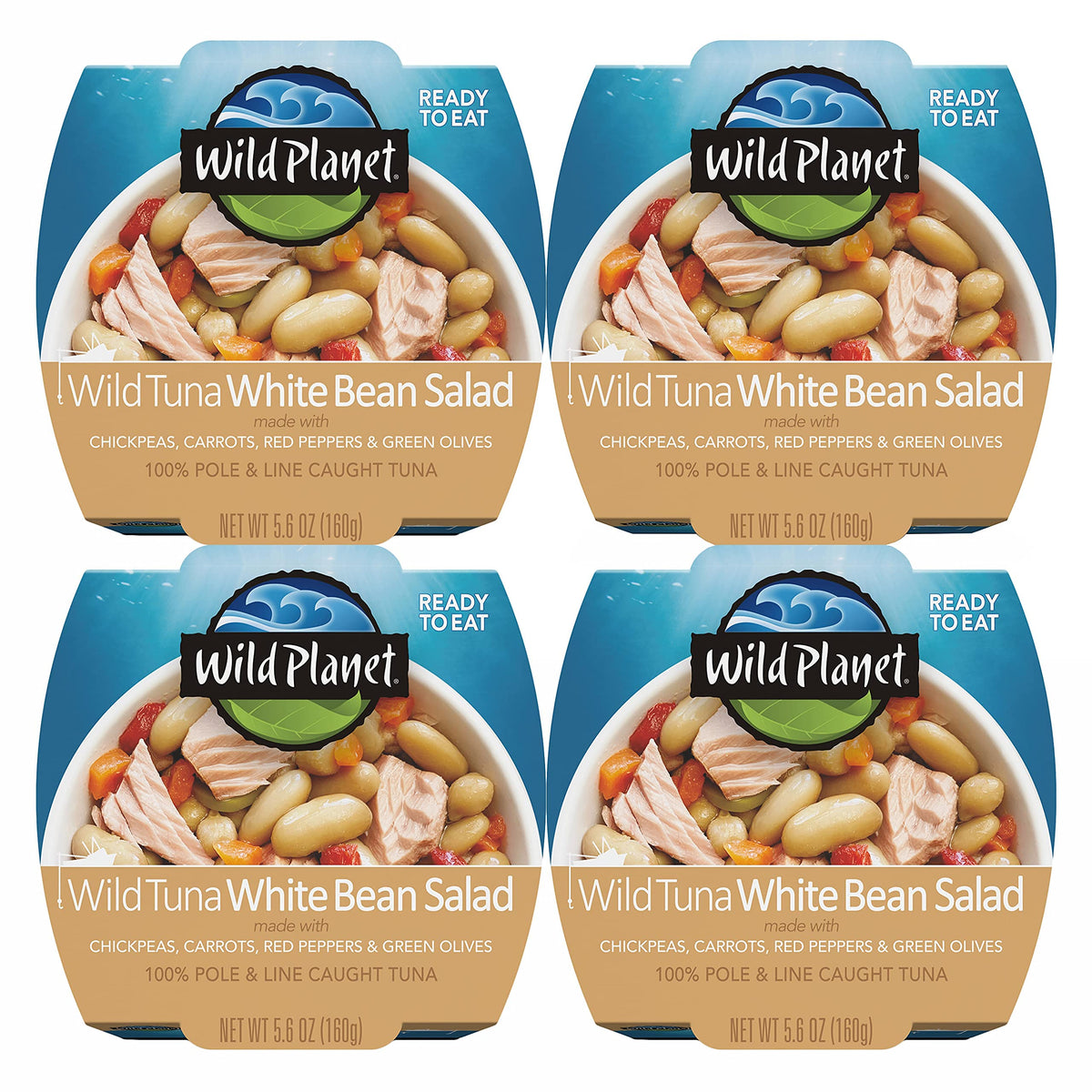 Wild Planet front packaging showing ready-to-eat salad benefits