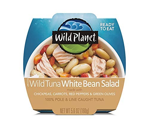 Wild Planet white bean detail showing fiber-rich ingredients