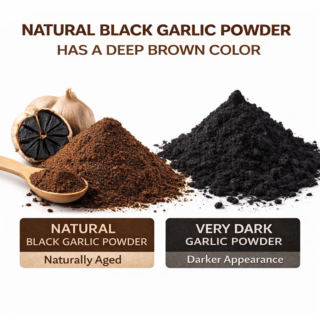 Wild River Black Garlic spoon portion demonstrating concentrated umami flavor