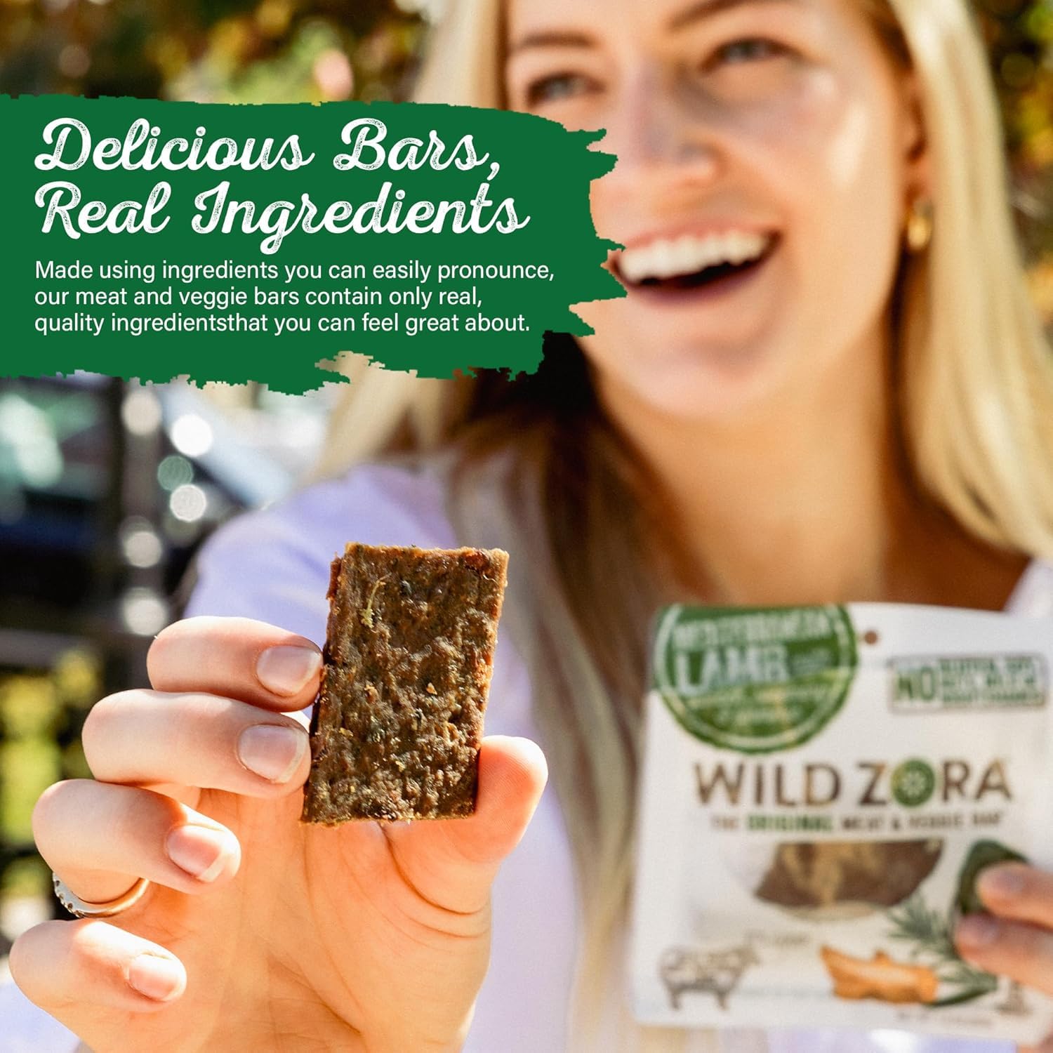 Wild Zora ingredient bundle with grass-fed lamb and rosemary for transparency
