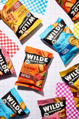 Raw chicken and cassava displayed to show Wilde Chips real-ingredient sourcing benefit