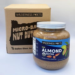 Wilderness Poets front glass jar showing clean organic packaging and bulk value