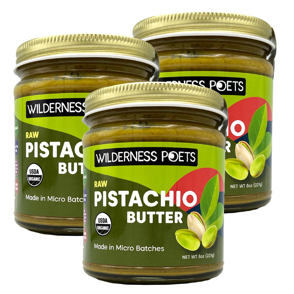 Wilderness Poets front packaging showing three jars and brand clarity benefits